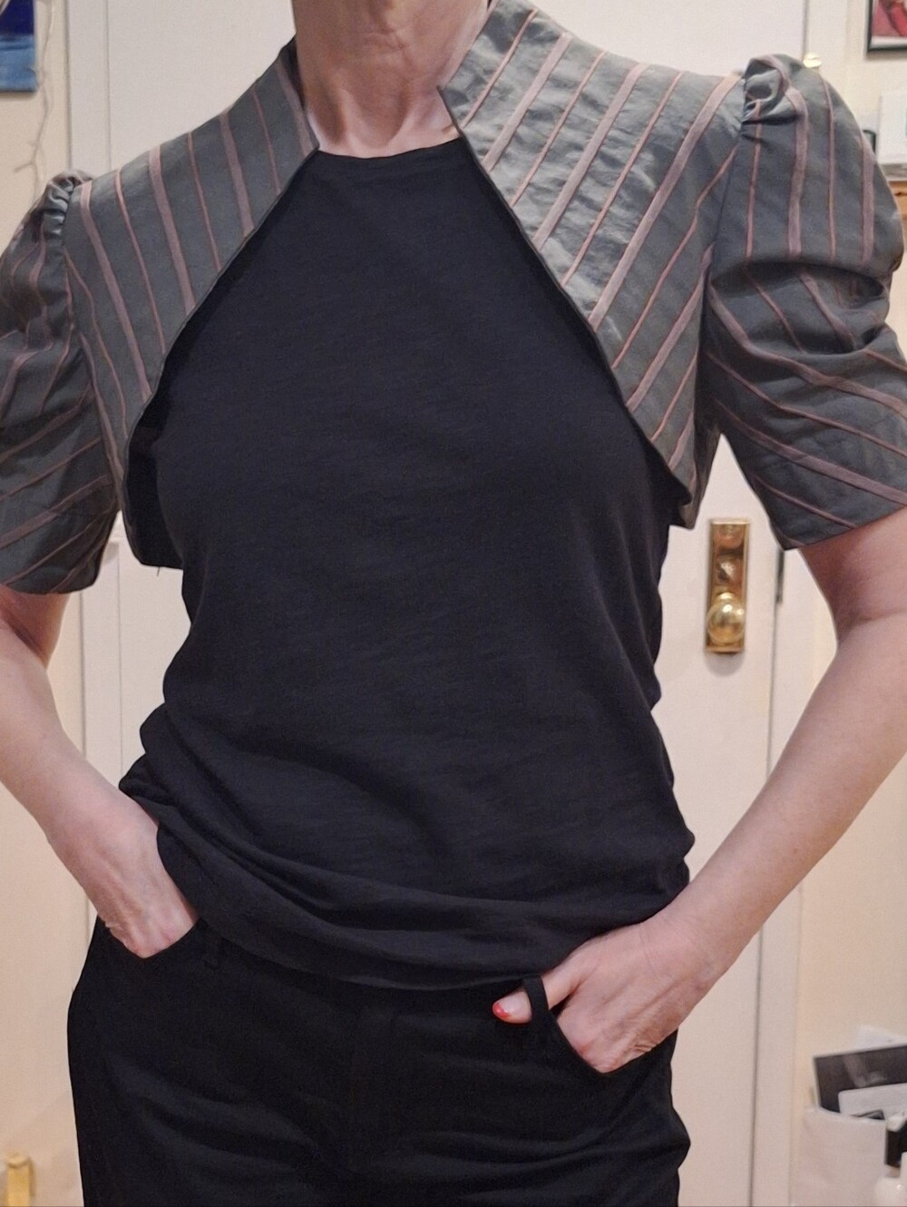 Very unique bolero-style jacket